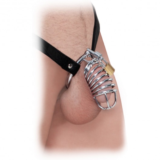 Кольцо верности Extreme Chastity Belt с фиксацией головки - Pipedream - купить с доставкой в Северодвинске