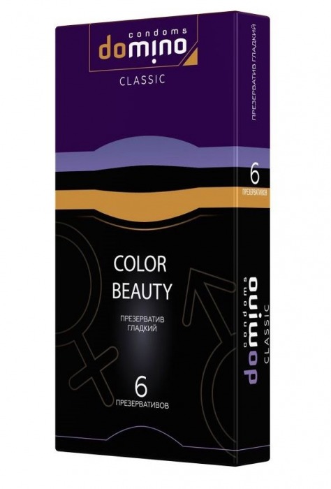 Разноцветные презервативы DOMINO Colour Beauty - 6 шт. - Domino - купить с доставкой в Северодвинске