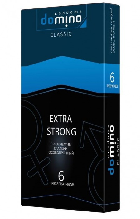 Суперпрочные презервативы DOMINO Extra Strong - 6 шт. - Domino - купить с доставкой в Северодвинске