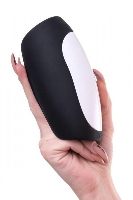 Черно-белый перезаряжаемый мастурбатор Erotist Hailstorm - Erotist Adult Toys - в Северодвинске купить с доставкой