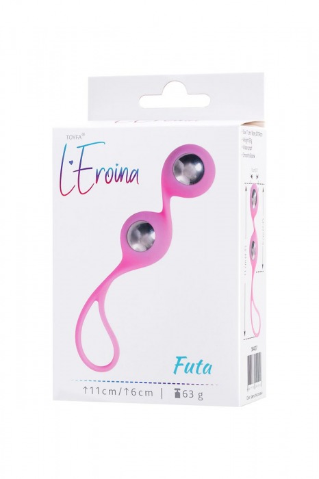 Розовые вагинальные шарики Futa - ToyFa
