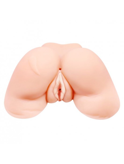 Телесная вибровагина Julie с 2 рабочими отверстиями - Baile - в Северодвинске купить с доставкой