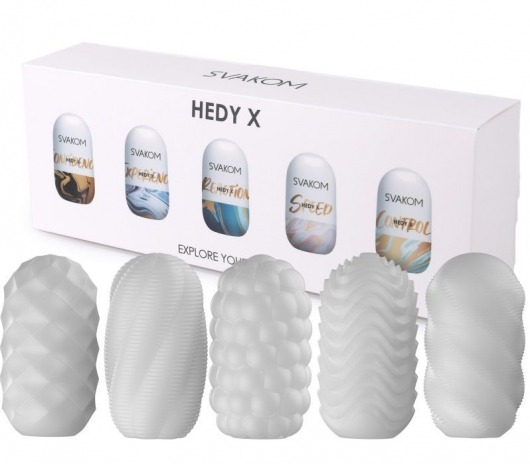 Набор из 5 мастурбаторов Hedy X5 Mixed - Svakom - в Северодвинске купить с доставкой
