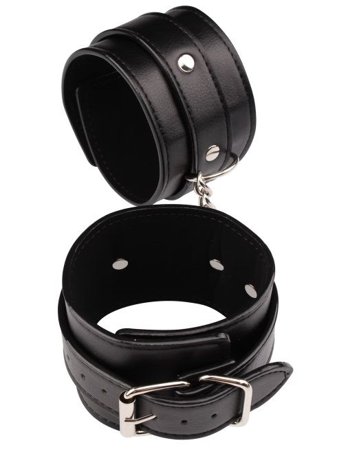 Черные оковы Classic Ankle Cuffs - Chisa - купить с доставкой в Северодвинске