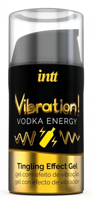 Жидкий интимный гель с эффектом вибрации Vibration! Vodka Energy - 15 мл. - INTT - купить с доставкой в Северодвинске