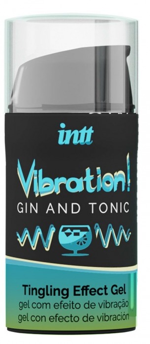 Жидкий интимный гель с эффектом вибрации Vibration! Gin   Tonic - 15 мл. - INTT - купить с доставкой в Северодвинске