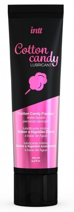 Интимный гель на водной основе Cotton Candy Lubricant - 100 мл. - INTT - купить с доставкой в Северодвинске