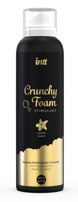 Пенка для массажа Crunchy Foam Stimulant Vanilla - 100 мл. - INTT - купить с доставкой в Северодвинске