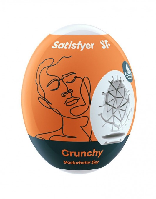 Мастурбатор-яйцо Satisfyer Crunchy Mini Masturbator - Satisfyer - в Северодвинске купить с доставкой