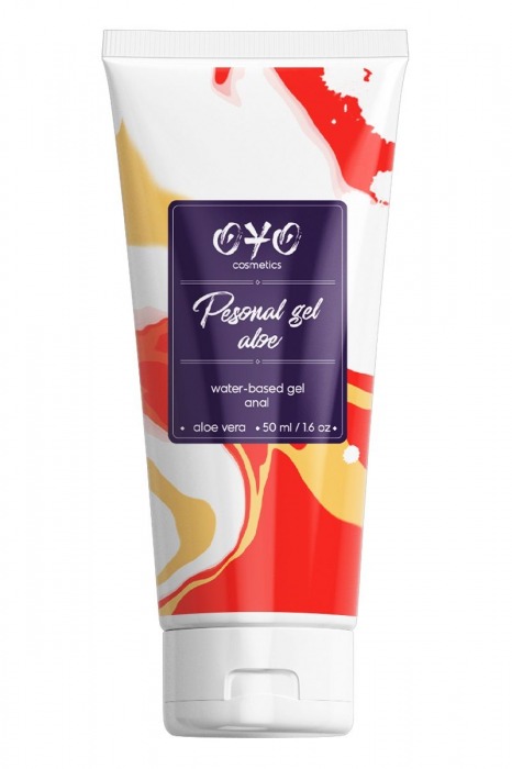 Анальная смазка на водной основе OYO Personal Gel Aloe - 50 мл. - OYO - купить с доставкой в Северодвинске