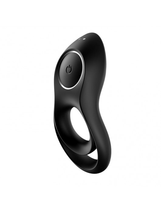 Черное эрекционное виброкольцо Legendary Duo - Satisfyer - в Северодвинске купить с доставкой