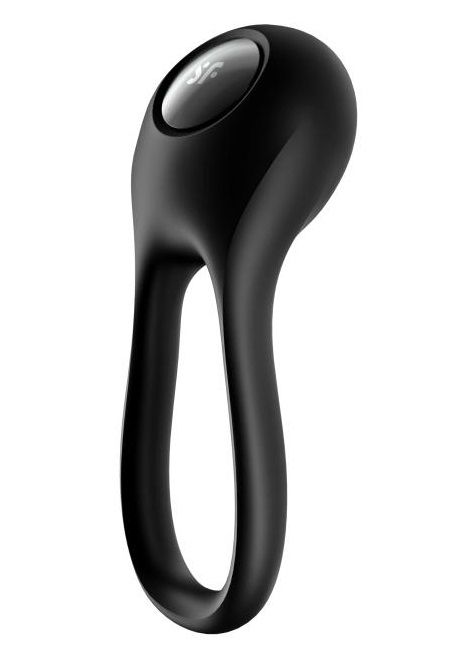 Черное эрекционное виброкольцо Majestic Duo - Satisfyer - в Северодвинске купить с доставкой
