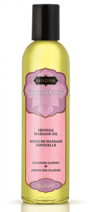 Массажное масло с цветочным ароматом Pleasure Garden - 236 мл. - Kama Sutra - купить с доставкой в Северодвинске