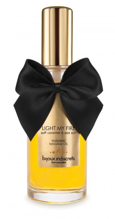 Массажное масло Light My Fire с ароматом карамели - 100 мл. - Bijoux Indiscrets - купить с доставкой в Северодвинске