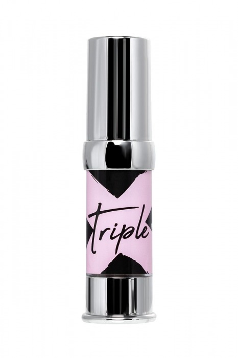 Возбуждающий гель с эффектом вибрации и охлаждения Triple X 3 in 1 Unisex Pleasure Enhancer Gel - 15 мл. - Secret Play - купить с доставкой в Северодвинске