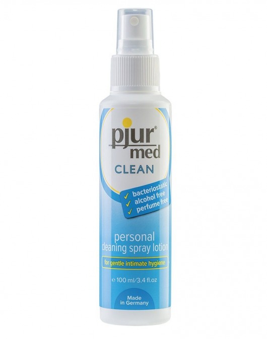 Гигиенический спрей pjur MED Clean Spray - 100 мл. - Pjur - купить с доставкой в Северодвинске