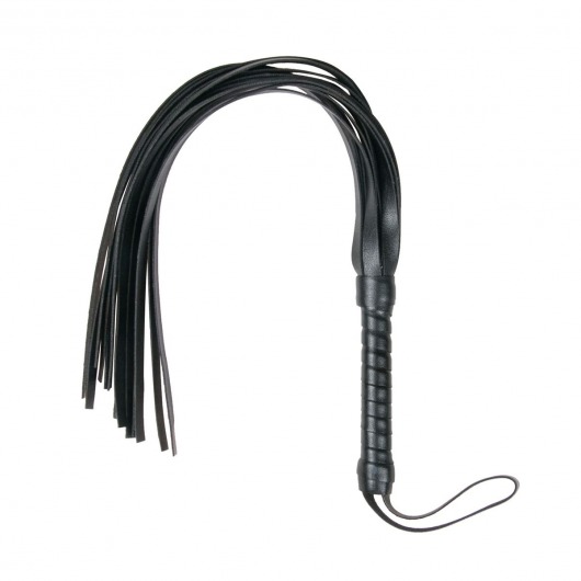 Черный флоггер Flogger Whip - 46 см. - Easy toys - купить с доставкой в Северодвинске