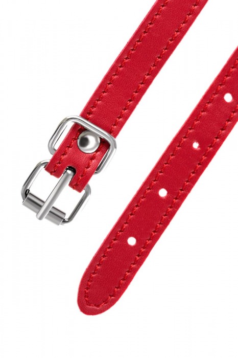 Красная маска Anonymo из искусственной кожи - ToyFa - купить с доставкой в Северодвинске