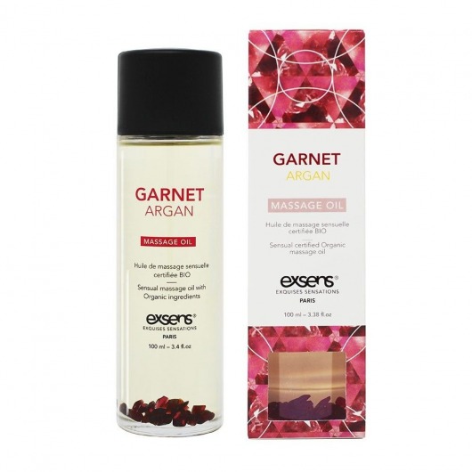 Органическое массажное масло GARNET ARGAN - 100 мл. - Exsens - купить с доставкой в Северодвинске
