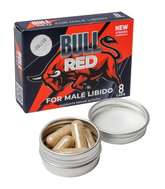 Пищевой концентрат для мужчин BULL RED - 8 капсул - Sitabella - купить с доставкой в Северодвинске