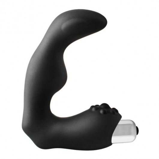 Черный вибромассажер простаты FantASStic Vibrating Prostate Massager - 11,3 см. - Dream Toys - в Северодвинске купить с доставкой