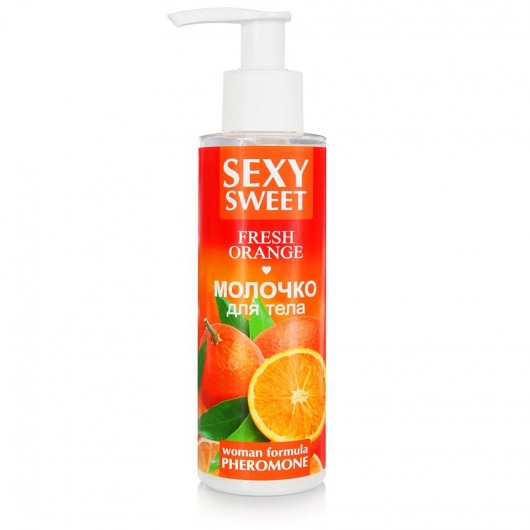 Молочко для тела с феромонами и ароматом апельсина Sexy Sweet Fresh Orange - 150 гр. -  - Магазин феромонов в Северодвинске