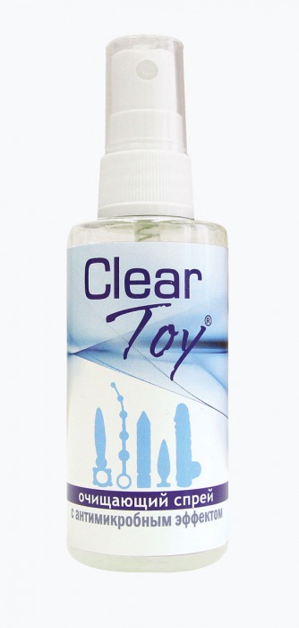 Очищающий спрей Clear Toy с антимикробным эффектом - 100 мл. - Биоритм - купить с доставкой в Северодвинске