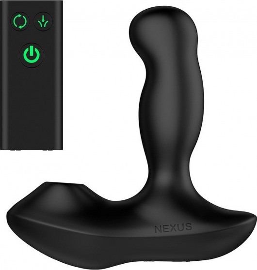 Черный вибратор-ротатор для стимуляции простаты Nexus Revo Air - Nexus Range - в Северодвинске купить с доставкой