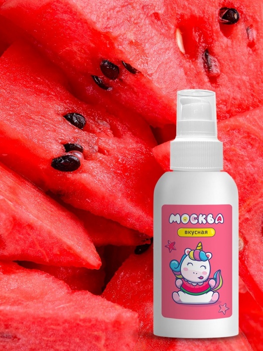 Универсальная смазка с ароматом арбуза  Москва Вкусная  - 100 мл. - Москва - купить с доставкой в Северодвинске