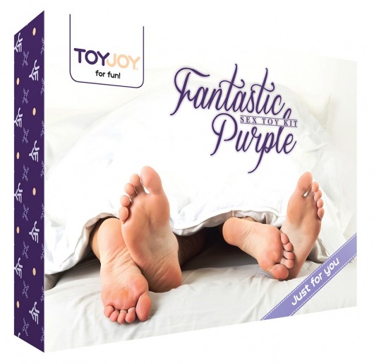 Эротический набор FANTASTIC PURPLE SEX TOY KIT - Toy Joy - купить с доставкой в Северодвинске