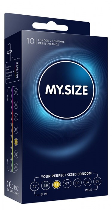 Презервативы MY.SIZE размер 53 - 10 шт. - My.Size - купить с доставкой в Северодвинске