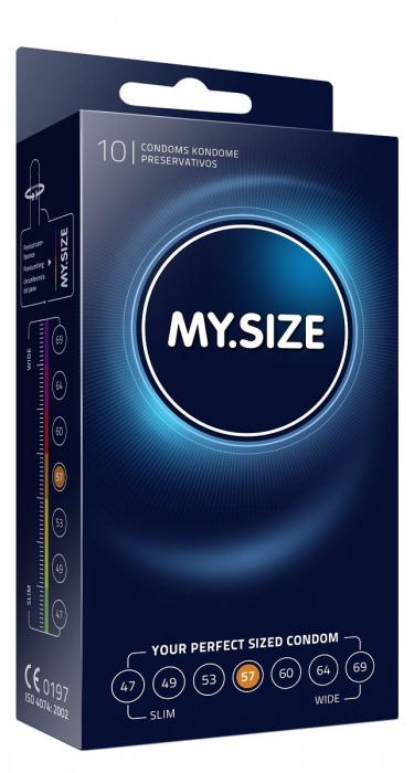 Презервативы MY.SIZE размер 57 - 10 шт. - My.Size - купить с доставкой в Северодвинске