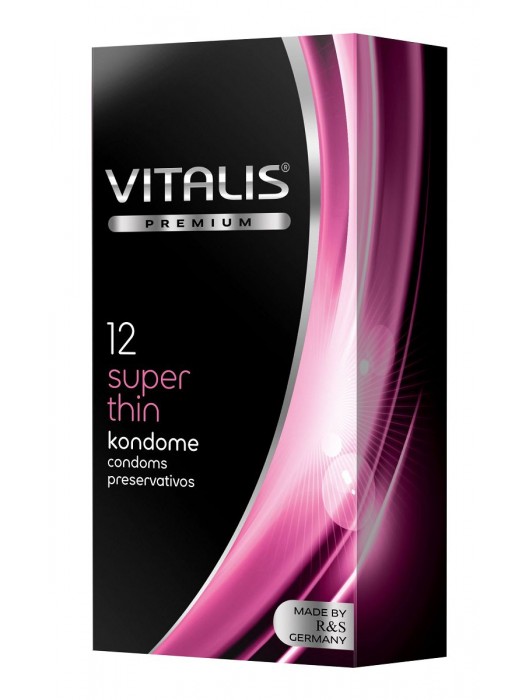 Ультратонкие презервативы VITALIS PREMIUM super thin - 12 шт. - Vitalis - купить с доставкой в Северодвинске