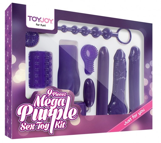 Эротический набор Toy Joy Mega Purple - Toy Joy - купить с доставкой в Северодвинске