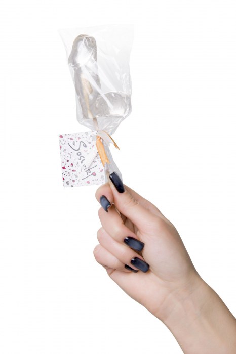 Прозрачный леденец в форме фаллоса со вкусом пина колады - Sosuчki - купить с доставкой в Северодвинске