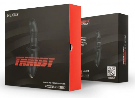 Черный вибромассажер простаты Nexus Thrust с возвратно-поступательными движениями - Nexus Range - в Северодвинске купить с доставкой