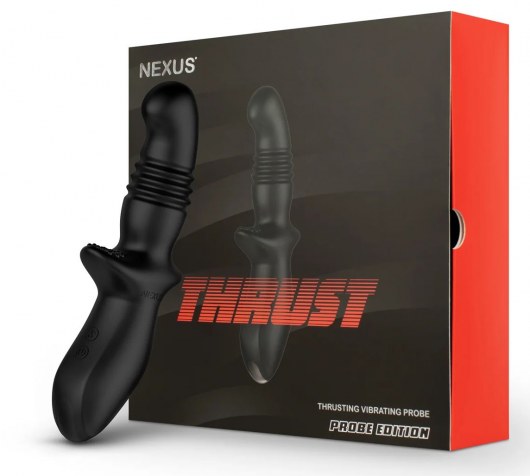 Черный вибромассажер простаты Nexus Thrust с возвратно-поступательными движениями - Nexus Range - в Северодвинске купить с доставкой