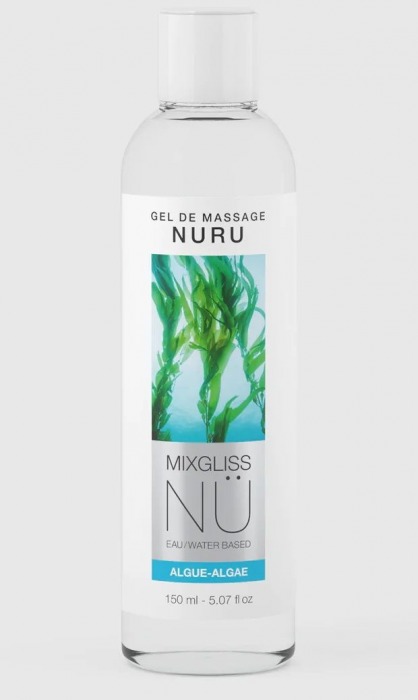 Массажный гель на водной основе Mixgliss NU Algae - 150 мл. - Strap-on-me - купить с доставкой в Северодвинске