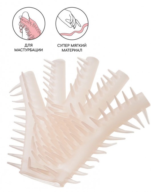 Телесная перчатка-мастубратор для чувственного массажа - Штучки-дрючки - в Северодвинске купить с доставкой