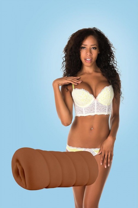 Коричневый мастурбатор-вагина BRIANNA - Dream Toys - в Северодвинске купить с доставкой