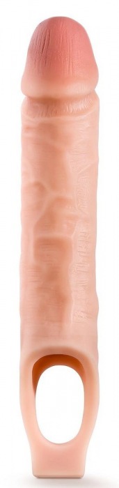 Телесная насадка на пенис 10 Inch Cock Sheath Extender - 25 см. - Blush Novelties - в Северодвинске купить с доставкой