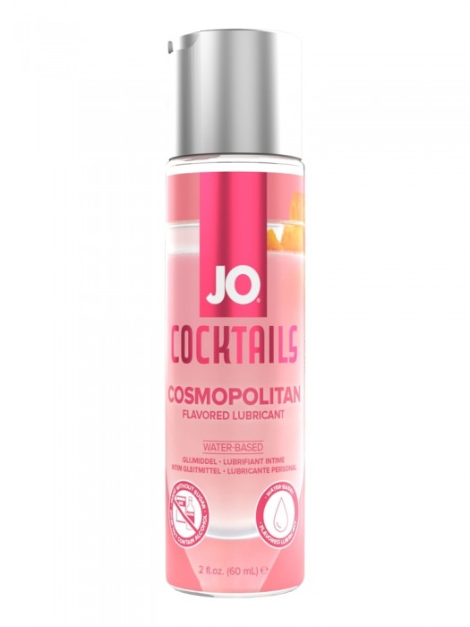 Вкусовой лубрикант на водной основе JO Cocktails Cosmopolitan - 60 мл. - System JO - купить с доставкой в Северодвинске