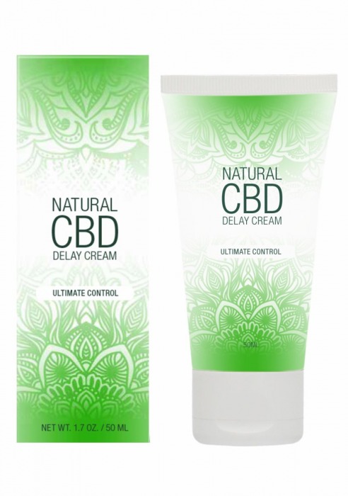 Крем-пролонгатор Natural CBD Delay Cream - 50 мл. - Shots Media BV - купить с доставкой в Северодвинске