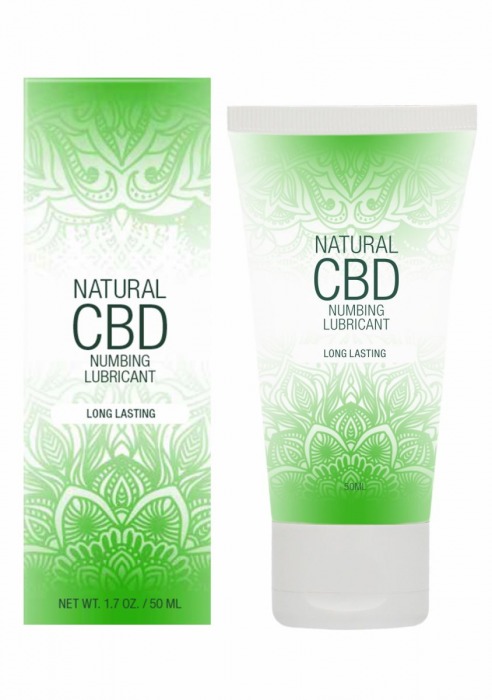 Лубрикант с пролонгирующим эффектом Natural CBD Numbing Lubricant - 50 мл. - Shots Media BV - купить с доставкой в Северодвинске