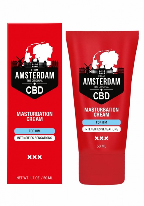 Крем для мастурбации для мужчин CBD from Amsterdam Masturbation Cream For Him - 50 мл. - Shots Media BV - купить с доставкой в Северодвинске