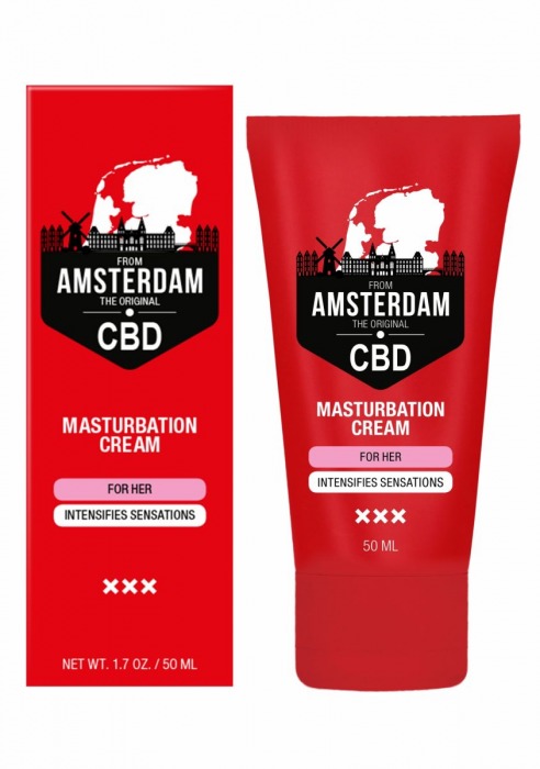 Крем для мастурбации для женщин CBD from Amsterdam Masturbation Cream For Her - 50 мл. - Shots Media BV - купить с доставкой в Северодвинске