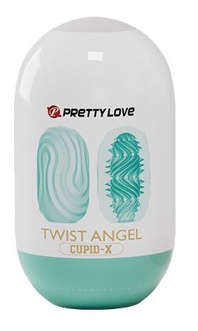 Бирюзовый мастурбатор-яйцо Twist Angel - Baile - в Северодвинске купить с доставкой