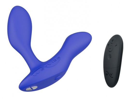Синий анальный вибратор We-Vibe Vector+ - We-vibe - в Северодвинске купить с доставкой