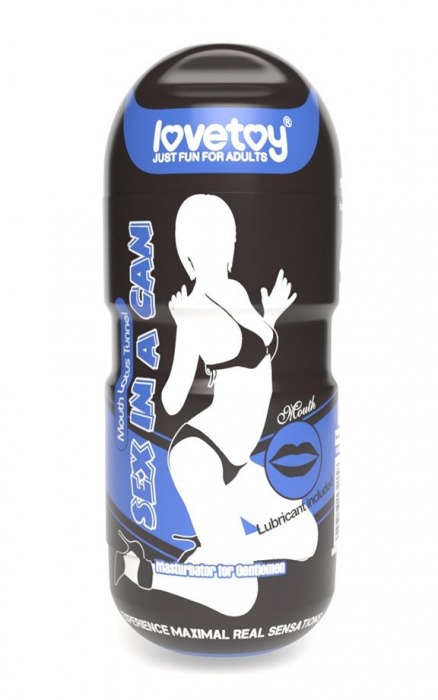 Мастурбатор-ротик с вибрацией Sex In A Can Mouth Lotus Tunnel - Lovetoy - в Северодвинске купить с доставкой