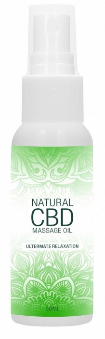 Массажное масло Natural CBD Massage Oil - 50 мл. - Shots Media BV - купить с доставкой в Северодвинске